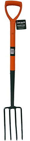 Green Jem Carbon Steel Border Fork - Orange
