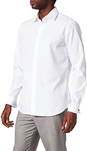 Seidensticker Herren Mens Shaped Gala Clothing, Weiß(021006), 41 EU