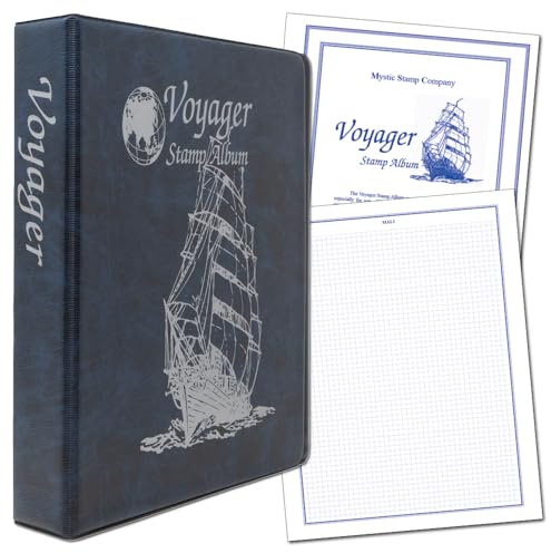 Mystic's Voyager Worldwide Postage Stamp Album - Two Volumes