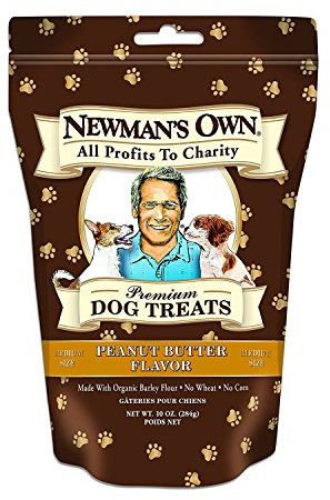 Newman'S Own Dog Biscuits, Peanut Butter Formula - Medium, 10-Oz. (Pack Of 6)
