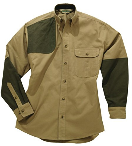 Boyt Harness unisex adult Shooting Vest HU127 STD HNT SHRT TN GRN L , Tan/Green, Large US
