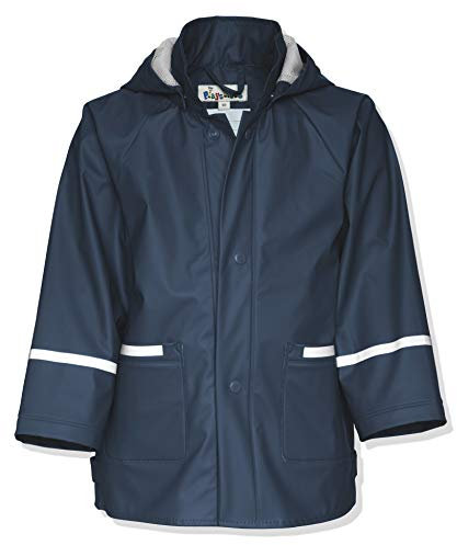 Playshoes Regenjacke Basic, Chubasquero para Unisex niños, Azul (Navy 011), 5-6 años