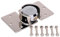 Sterling PHS104E 73 mm Round Shackleless Padlock and Hasp Solution Pack, Silver