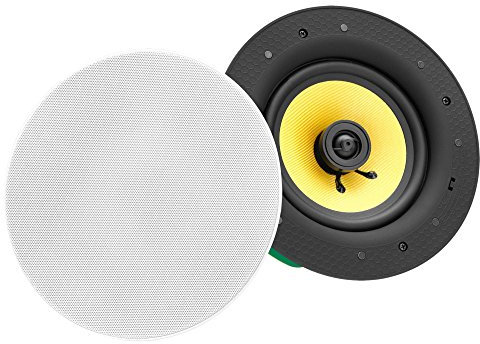 Pronomic CLS-880 WH High-End Gewebe Einbaulautsprecher (2-Wege Decken-Lautsprecher Box, 8/203 mm Woofer, 0,75/19 mm Tweeter, 80/160/320 Watt RMS/Musikleistung/Peak, Equalizer, Frequenzweiche) weiß
