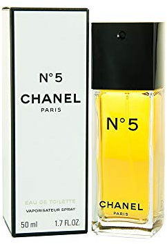 N. 5, Eau De Toilette, vapo, 50 ml (etichetta in lingua italiana non garantita)