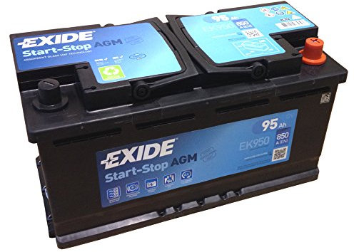 EXIDE AGM - Batteria per motore start&stop, EK 950 EN (A): 850, 12 V, 95 Ah, modello 2014/15