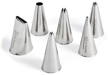 De Buyer Set 6 beccucci acciaio assortiti, 2114.00n