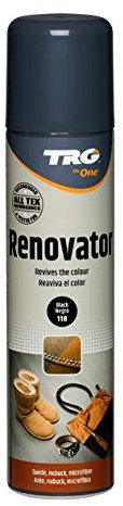 TRG the One - Erneuerungsspray für Wildleder-, Nubuk- und Mikrofaser-Schuhe | #116 Schwarz, 250 ml