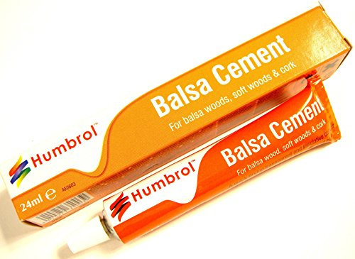 Humbrol Balsa Cement Glue Adhesive Wood Glue Soft Wood Glue Model Glue 24ml