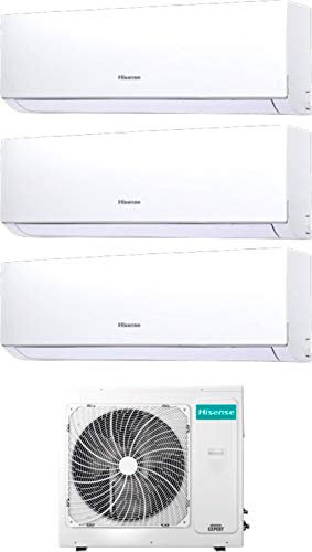 Climatizzatore Trial Split 7000/7000/9000 Btu A/A, Gas R32 Inverter - Hisense New Comfort