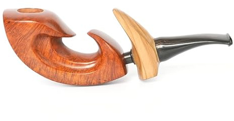 Heysong Tuyaux faits à la main en bois de bruyère méditerranéenne HSMA50461hw1k