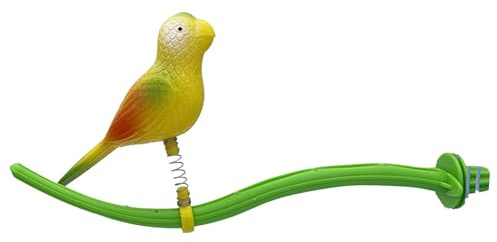 Support pour perche à oiseaux | Support pour perroquet de 45,9 cm | Nœud de patte | Bâton résistant aux morsures pour une utilisation quotidienne pour aras, perruches, cockatiels, cage à oiseaux
