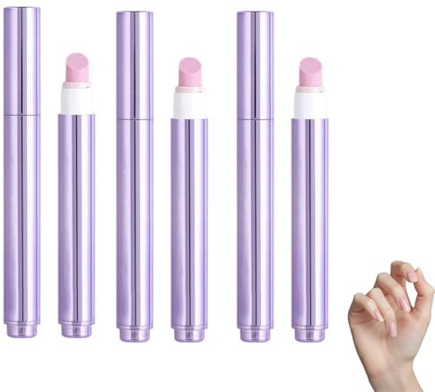 Lápiz para el cuidado de las uñas, empujador de cutículas y aceite para uñas, ideal para padrastros, hidrata, fortalece y da brillo. (3pcs)