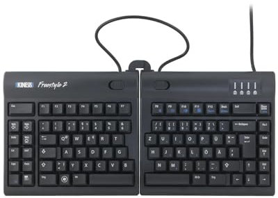 Kinesis Freestyle2 QWERTZ USB Tastatur, Schwarz