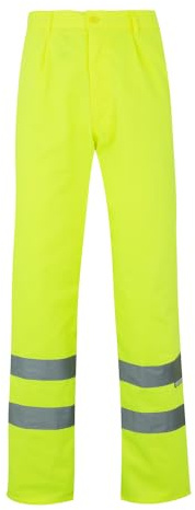 VELILLA 160 pantalón de Alta Visibilidad, Color Amarillo flúor, Talla 3XL