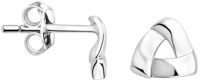 SOFIA MILANI - Damen Ohrringe 925 Silber - Ohrstecker im Dreiecks Design - 20532