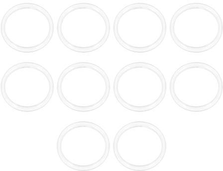 sourcing map Silicona Junta Tórica, 32mm DE, 26mm DI, 3mm Ancho, VMQ Sello Anillos Junta, Blanco, Paquete De 10