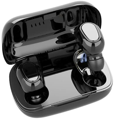 HOSPAOP Écouteurs Bluetooth Intra-Auriculaires Sport sans Fil L21 Bluetooth 5.0 stéréo réduction du Bruit avec boîtier de Charge et Microphone intégré pour iPhone, Samsung, Huawei