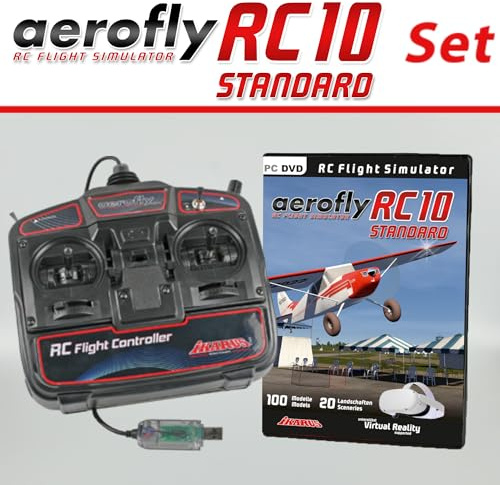 aeroflyRC10 STANDARD auf DVD für Windows mit USB FlightController