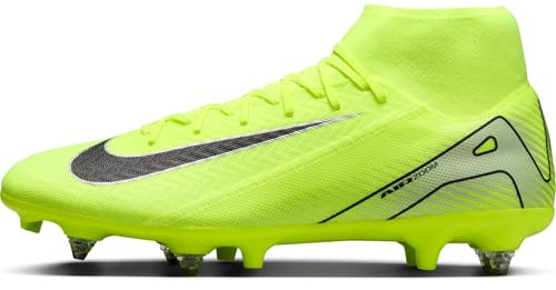 Nike Mercurial Superfly 10 Academy SG-Pro High Top Football Boot FQ8336, Volt Black, 8 UK