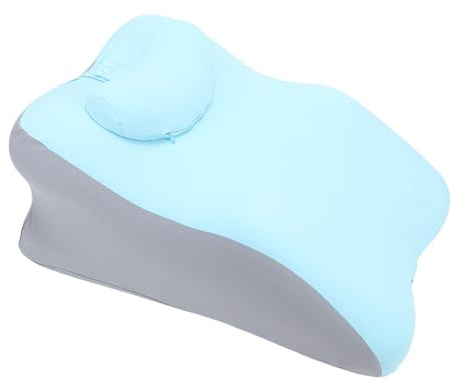 Zerodis Lettura Cuscino per Letto, Memoria in Schiuma Letto Cuscinetto Cuscino per Dormire Seduto Sdraiato da Gioco Rilassante (blu grigio)