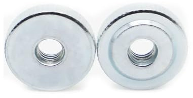 Tuercas moleteadas de acero al carbono con zinc azul M3 M4 M5 M6(M3)