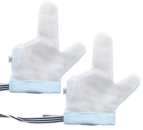Barnvantar | Inga vantar för unisex | skyddshandskar, bitande handskar, nagelbitning för 6 månader ~ 5 år