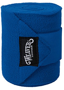Weaver Leather, Fasce per Zampe per Cavalli, Colore Blu, Confezione da 4