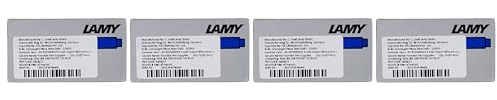 Lamy Fountain Pen Ink Cartridges, Blue Ink, Pack of 20 (LT10BLB)