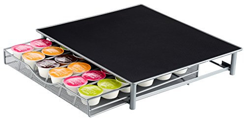 Kitchenista Dolce Gusto Kaffee-Kapselhalter - zur Aufbewahrung von 36 Kapseln in einem Stapelständer -Ständer mit netzförmigen Fächern