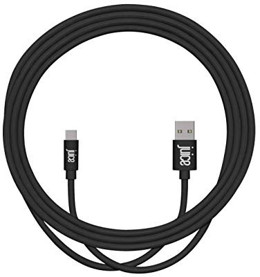 Juice XL USB Typ C Lade- und Synchronisierungskabel, 2 m, Schwarz