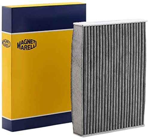 Magneti Marelli Parts & Services - Filtro Abitacolo Carboni Attivi 350208065880, Filtri Carbone Attivo, Filtro Aria Abitacolo Alta Filtrazione - Ricambi Auto Compatibili con Nissan, Renault e Tesla
