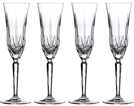 Waterford Marquis Maxwell 40033790 Flute, Set of 4, 210ml, Crystal