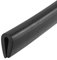 sourcing map Kantenverkleidung U-Dichtung U-Kanal Kantenschutz Schwarz PVC Kunststoff für 20 Fuß Lang 1/16'' - 3/32''Kanten