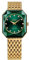 JOWISSA Grün/Gold Facet Radiant Schweizer Damenuhr J8.083.M