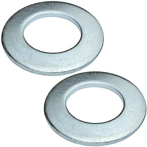 AERZETIX - C49143 - Set di 2 Rondelle piatte larghe - M30 Ø56mm H 3.7mm - in acciaio zincato - DIN 125