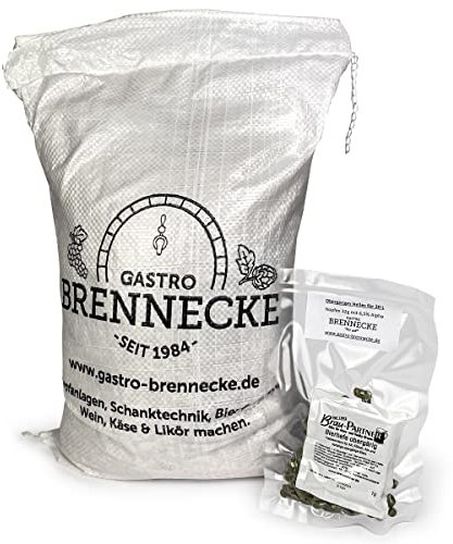 Malzmischung obergäriges Helles mit Hopfen und Bierhefe geschrotet oder ungeschrotet (20 Liter, geschrotet)