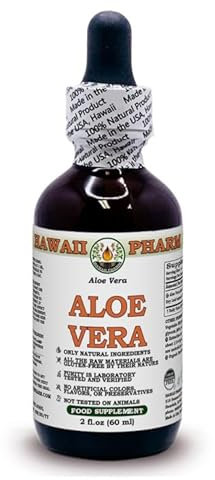 Hawaii Pharm Europe Aloe Vera Flüssigextrakt, getrocknetes Blatt (Aloe Vera) alkoholfreies Glycerit 60 ml