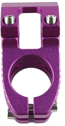 POENVFPO 31.8mm Handlebar Stem, Durable Lightweight Aluminum Alloy Comfortable Ride Bike Stem for Mountain Road Cyclists Commuters Weekend Riders Urban Explorers (Purple)