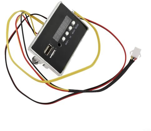 Kiddie Ride On - Sistema de sonido para automóvil de 12 V, dispositivo musical con entrada USB fácil de usar (n.º 3 12 V)