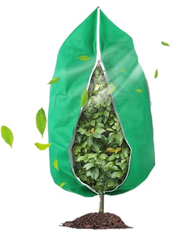 Qukoielly Protector de plantas | Cubierta de protección de plantas de jardín para invierno | Suministros de jardinería para clima frío para heladas, árboles frutales, huertos, invernaderos al aire