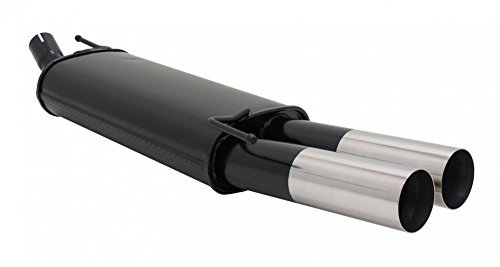 Novus Sportauspuff Gruppe N 2x76 RL-Design