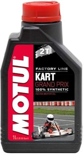 Aceite de motor Motul 2T Kart Grand Prix, totalmente sintético, 5 litros, 2 tiempos, 5 unidades