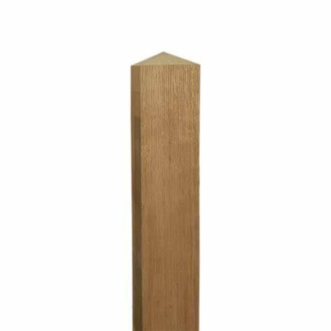 Oak Hardwood Fence Post 4 x 4 Timber Bollards Gate Posts Wood Fencing Rail Solid Oak, Oak Posts Fence Post Durable Hardwood (2, 10cm wide x 10cm deep x 150cm Height)