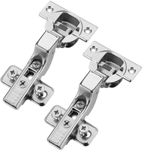 2er Set BLUM Topfband Innenanschlag 71B3750 110° mit Schließautomatik inkl. Montageplatte 173L8100 und Systemschrauben
