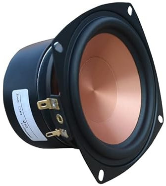 Altoparlante per Bassi Medi da 4 Pollici, 40 W, 4 Ohm, 8 Ohm, woofer Medi o Altoparlante da 25 Core, Altoparlante per Porta Posteriore, Altoparlante da scaffale Fai da Te