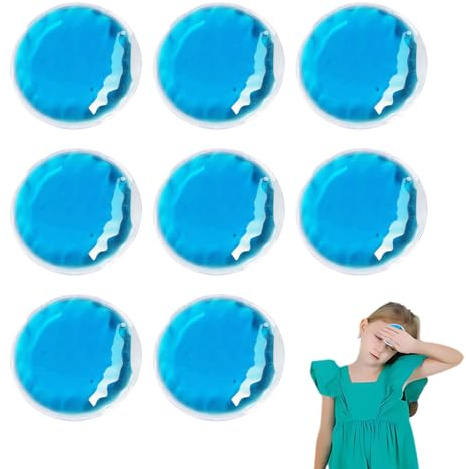 8 PCS Mini Ice Packs,Small Ice Packs,Cold Compress Reusable, Suitable for Children and Adults Beauty, Teeth, Relief, Eyes, Fever