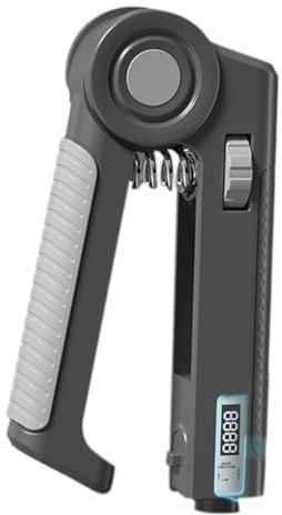 Entrenador digital de fuerza de agarre manual, probador de fuerza de agarre | Entrenador de fuerza del brazo del dedo del músculo electrónico del dinamómetro - Medidor de capacitación manual digital a