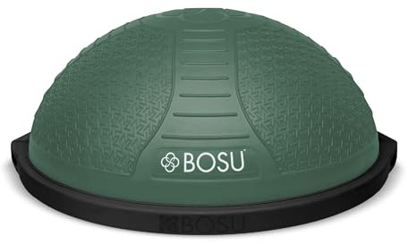 Bosu NEXGEN Balance Krafttrainer, Multifunktionaler 66.0 cm Gymnastikball, Heim-Fitnessgerät für Ganzkörpertraining, Militia Green mit schwarzem Rand