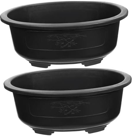 Toddmomy 2Pezzi Fioriera per Bonsai da Vasi Riutilizzabili per Piante Floreali per Ed Esterni Decorazione Versatile per Uffici